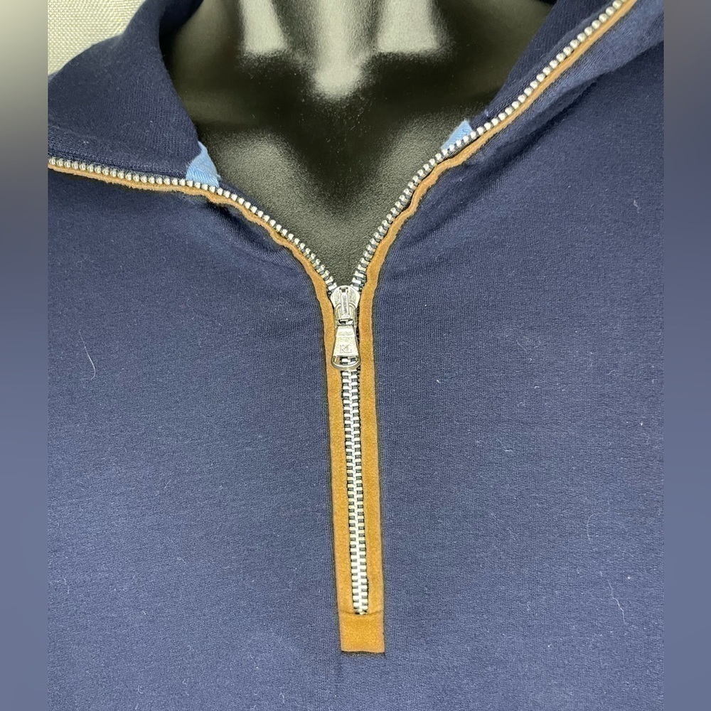New Polo Ralph Lauren Men's Luxury Jersey Quarter-Zip Pullover XXL Navy‌‌‌‌‍‍‍‍‍ - Picture 11 of 11